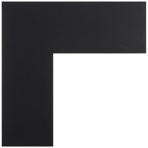 Sax Exclusive Die-Cut Mat Boards, 8 x 10 Inches, Smooth Black, Pack of 10 PK 409661